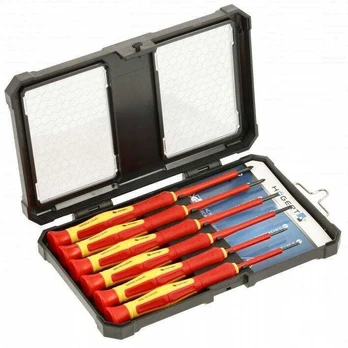 Precision screwdrivers 6 pcs, insulated 1000 V