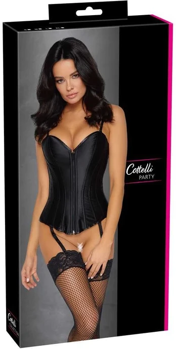 Cottelli party Corset black S glaustinukė