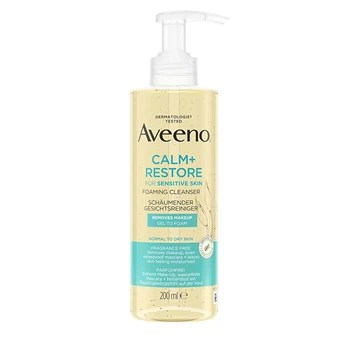 Aveeno Calm+Restore™ Foaming Cleanser 200 ml 200ml Moterims