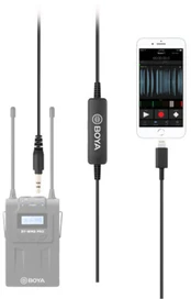 Adapteris Boya 35C-L 3.5 mm male, Apple Lightning kaina