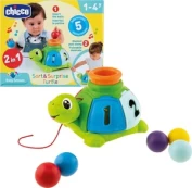 Interaktyvus žaislas Chicco Sort & Surprise Turtle 787746 kaina