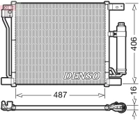Kondensatorius, oro kondicionierius DENSO DCN46021 kaina