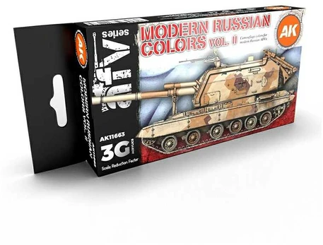AK Interactive - 3rd generation - Akrilinių dažų rinkinys Modern Russian Colors Vol 2, AK11663