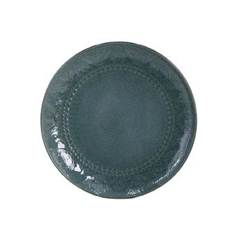 Lėkštė pietų Domoletti Blue arabic, Ø 26.6 cm, mėlyna sp.