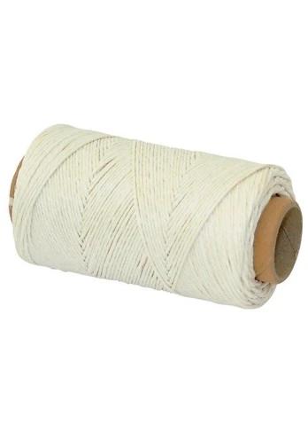 Špagatas lininis,baltas 0.1 kg, 220m