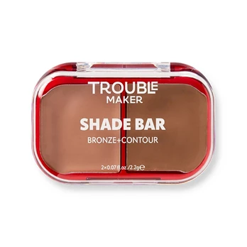 Trouble Maker - Shade Bar Bronze and Contour Face Palette 2.2 g - Rant + Rave