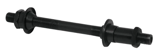 Galinė juoda ašis 140x9.5mm, greito atjungimo