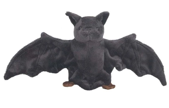 Pliušinis žaislas Beppe Bat 21809, juodas, 20 cm