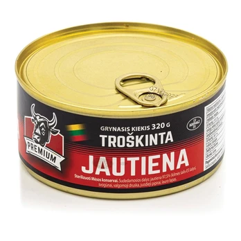 Troškinta jautiena PREMIUM, 320 g