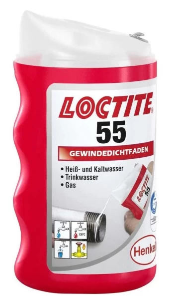 Sriegių sandariklis-virvutė LOCTITE 55, 160m