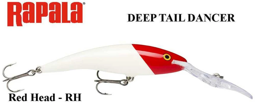 Vobleris Rapala Deep Tail Dancer RH Raudona Head