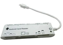 Extra Digital Kortelių skaitytuvas OTG 5 lizdai>> Micro USB