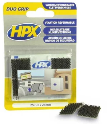 Usorteret HPX velcro pads 25mm x 25mm