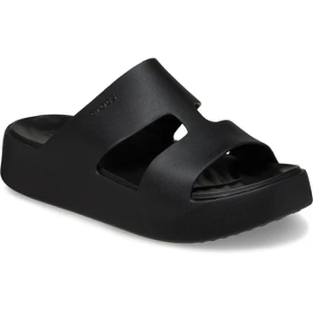 Crocs™ Getaway Platform H-Strap šlepetės (Juodos) - 42,5