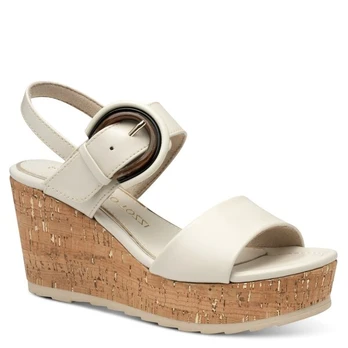 MARCO TOZZI Basutės moterims, Smėlio, Sandals