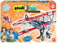 Lėktuvo modelis Educa Studio 3D 56 Dalys (37 x 30 x 15 cm) kaina