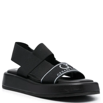 Basutės moterims, Juoda, Sandals