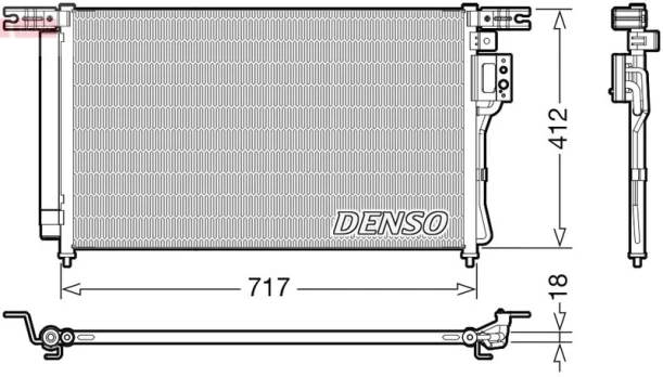 Kondensatorius, oro kondicionierius DENSO DCN41008