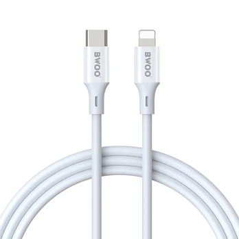 BWOO 27W USB-C to Lightning cable, ABS case + TPE molding, 2M