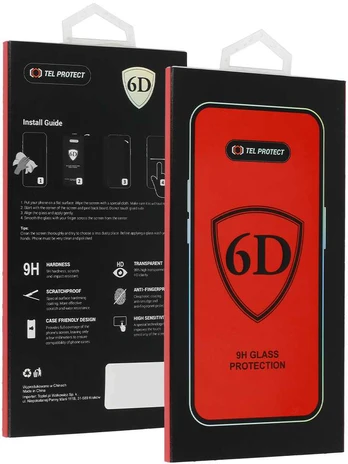 Topt Full Glue 6D Apsauginis stiklas skirtas Xiaomi Redmi Note 11 Pro/Note 11 Pro 5G Juodas