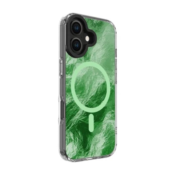 „Evelatus“ „Apple iPhone 17 IMD Glacier“ dėklas, žalias, su „Magsafe“ plokšte