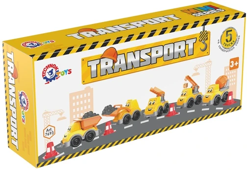 Technok mini transporto priemonių rinkinys 5 vnt
