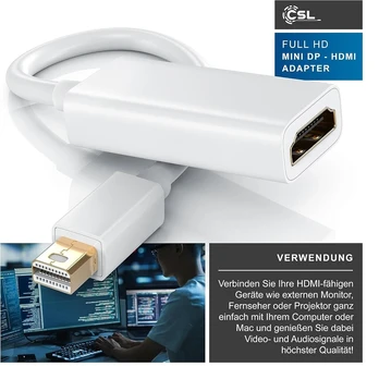 Mini Displayport į Hdmi adapteris