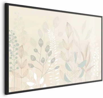 Artgeist Plakatas - Pastel-rusvai gelsvas Meadow