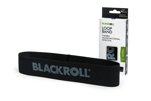 Blackroll® elastinio pasipriešinimo kilpa, juoda