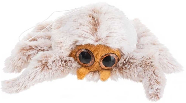 Pliušinis žaislas Fancy Spider, smėlio, 7 cm