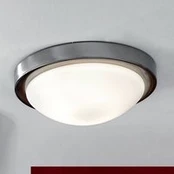 Diskretiškas lubinis šviestuvas MINEA 32 cm, nikelio spalvos