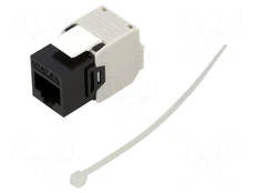 RJ45 module | black | IEEE 802.3af,IEEE 802.3af/at,IEEE 802.3at kaina
