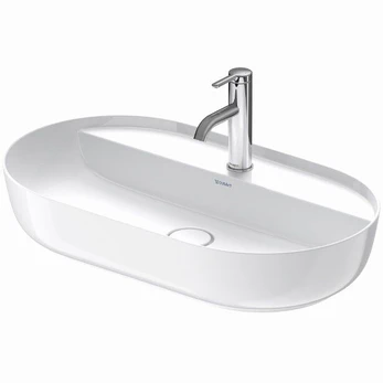 Pastatomas praustuvas Duravit Luv 80 cm balta blizgi