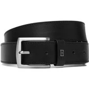 Tommy Hilfiger Diržas Denton Square Buckle Leather Belt AM0AM14188 Juoda