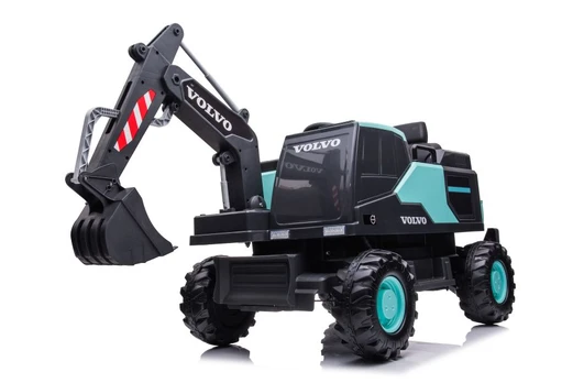 Žaislinis akumuliatorinis traktorius LEAN Toys Volvo DK-VE888, mėlyna