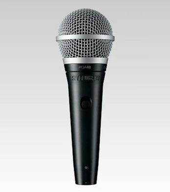 Shure PGA48-XLR Juoda, Metalinis Scenos / pasirodymų mikrofonas