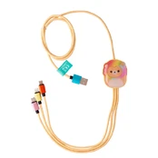 Squishmallows 3in1 charging cable (1.2M) Leonard kaina