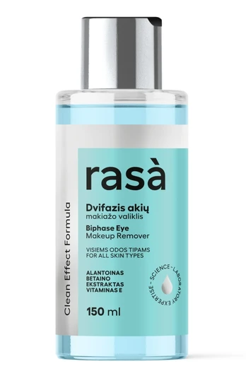 RASA CLEAN EFFECT Dvifazis akių makiažo valiklis (150 ml)