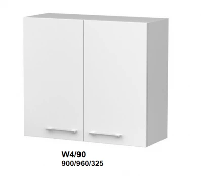 Extom Pakabinama spintelė Sidabrinis W4 90
