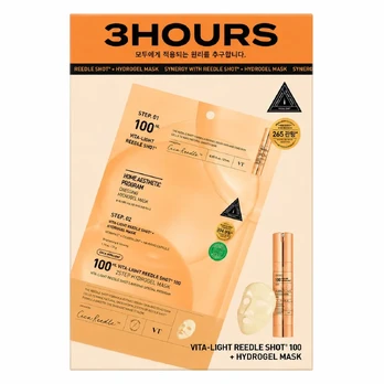 VT Cosmetics - Vita-Light Reedle Shot 100 2Step Hydrogel Mask, 4 sheets