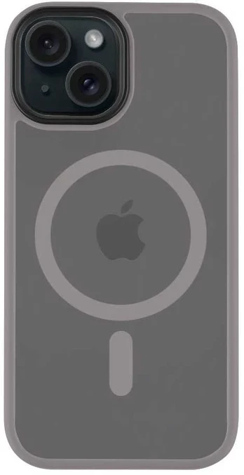 Pilkas dėklas Apple iPhone 15 telefonui "Tactical MagForce Hyperstealth Cover"