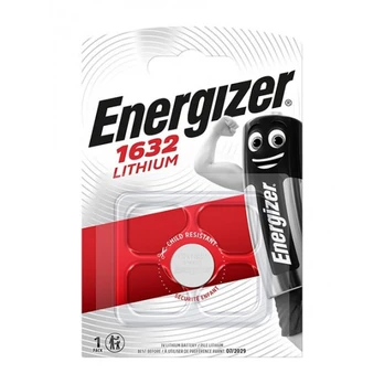Elementai ENERGIZER Lithium, CR1632, ličio, 1 vnt