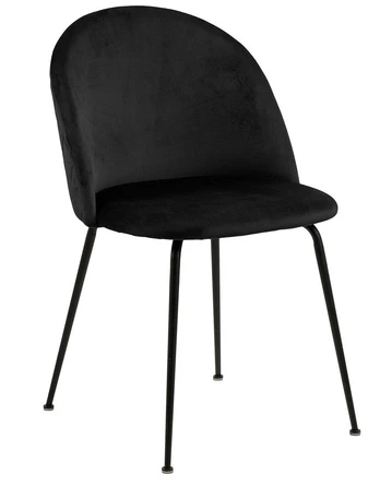Valgomojo kėdė Charry, juoda, 54 cm x 49.5 cm x 80.5 cm