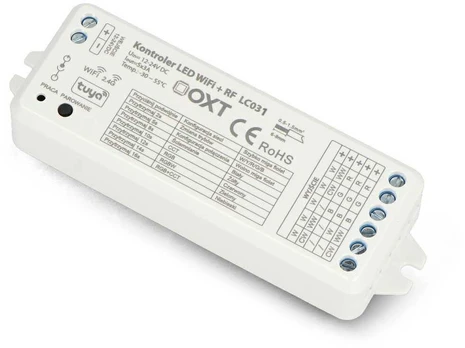Tuya – RGBW+CCT 5in1 LED juostos valdiklis – ZigBee/RF SD – Android/iOS programa – OXT LC031