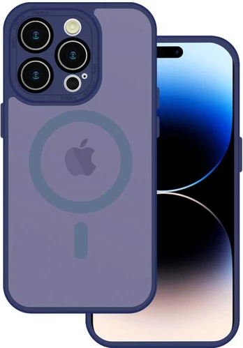 Tel Protect Magmat dėklas skirtas Apple iPhone 15 Pro Max mėlynos spalvos
