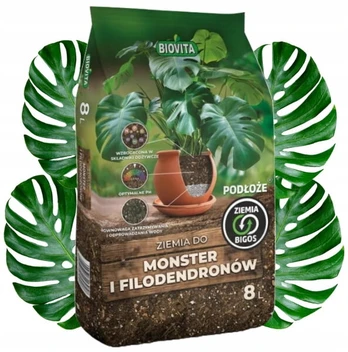 Dirvožemis monsteroms ir filodendrams Bigos 8L Profesionalus substratas