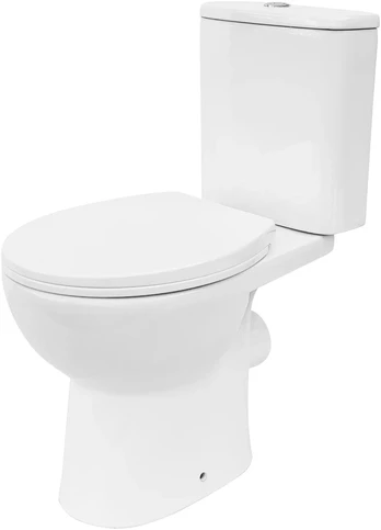Unitazas Vento Larvik horizontalus 3/6l, sėdynė PP Soft Close