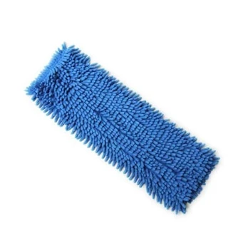 Mikropluošto grindų šluostė Chenille, mėlyna, 40 cm
