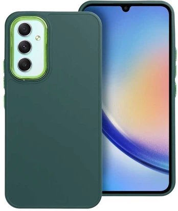 Dėklas Oem FRAME Case for SAMSUNG A54 5G žalias
