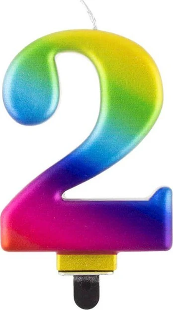 GoDan Number 2 žvakė, Galaxy, 8,0 cm PF-SCG2